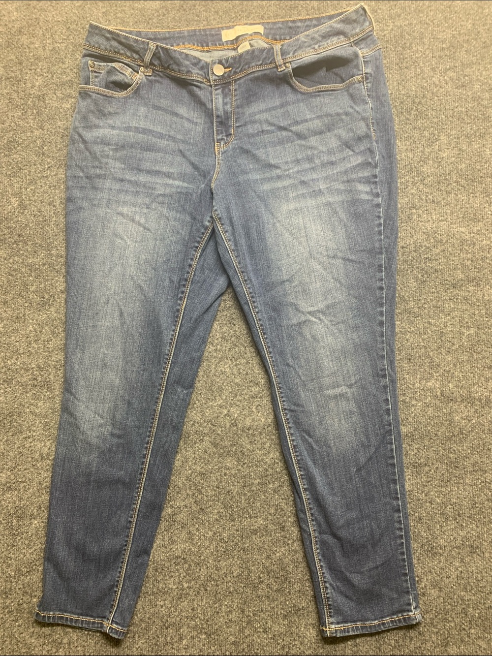 Women's Medium Blue High-Rise Skinny Jeans